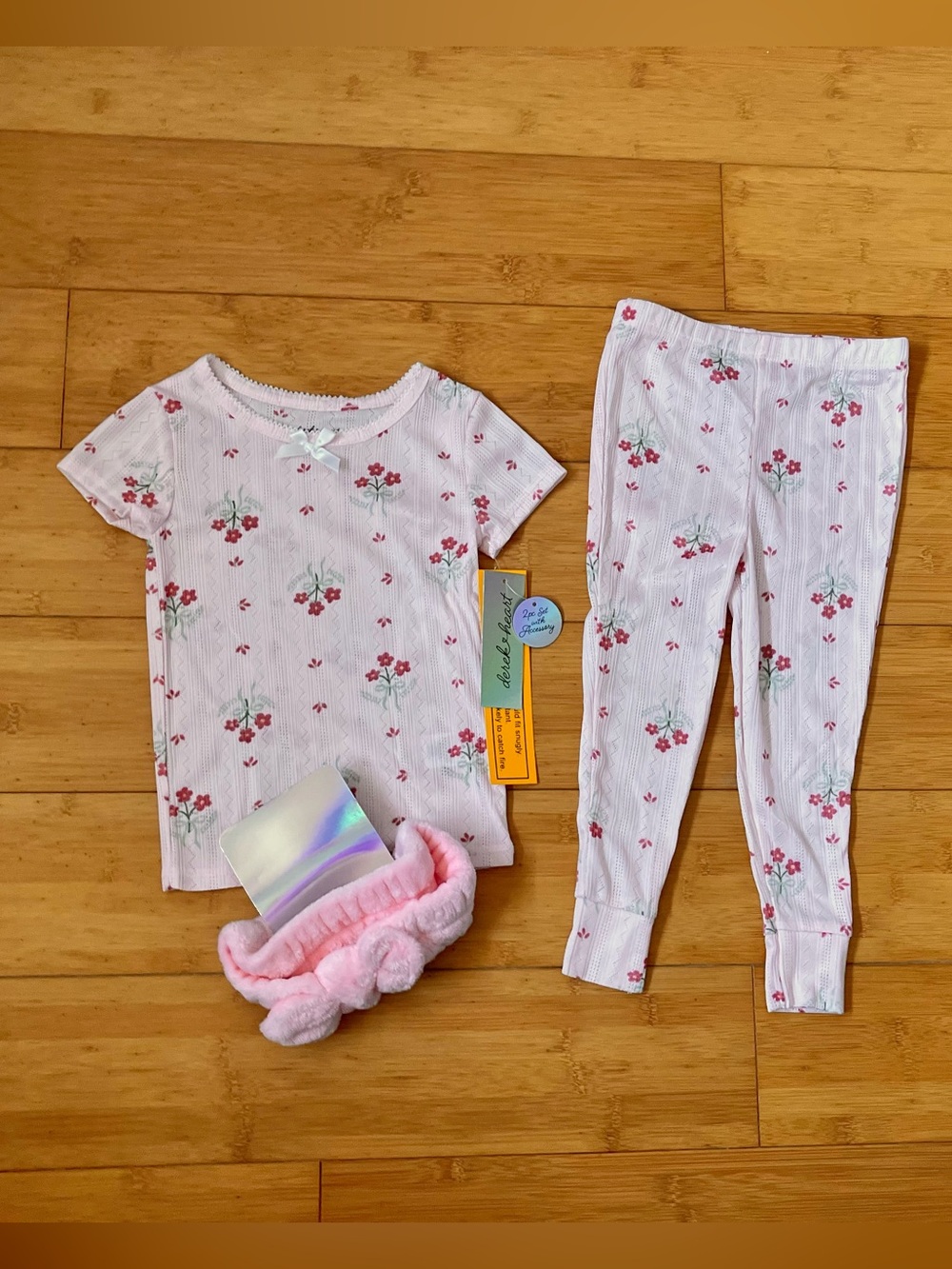 NWT Girls Size 3T Pajamas Set Pjs